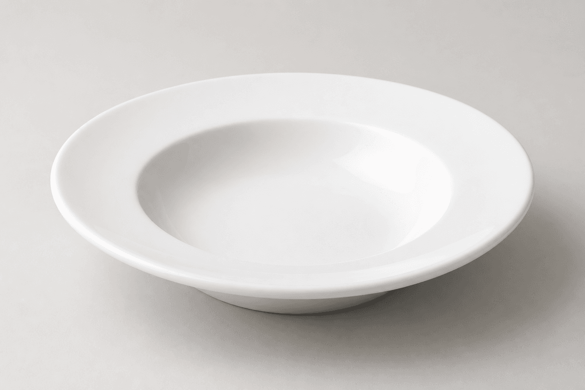 强化瓷加厚汤盘 23cm